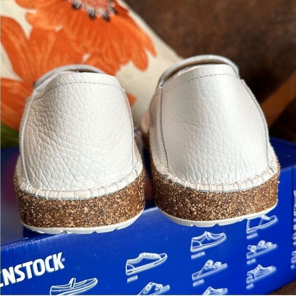 BIRKENSTOCK CALLAN 39 NATURAL FULL GRAIN LEATHER NARROW FIT 1020101 NIB 39E - Picture 7 of 15